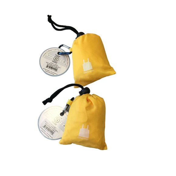 CHICOBAG Original Buttercup Yellow Set of 2 Reusable Bags with Storage Bag - Picture 2 of 2